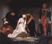 Jean Auguste Dominique Ingres The Execution of Lady Jane Grey (mk04) oil painting on canvas